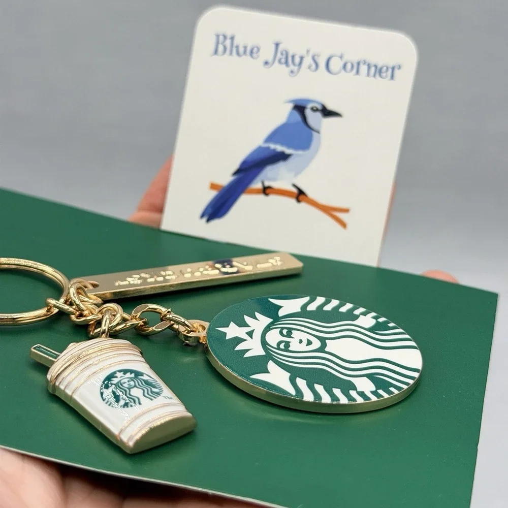 Starbucks Keychain Bag Charm Siren Logo Coffee Cup Enamel Europe Release‎ 2026